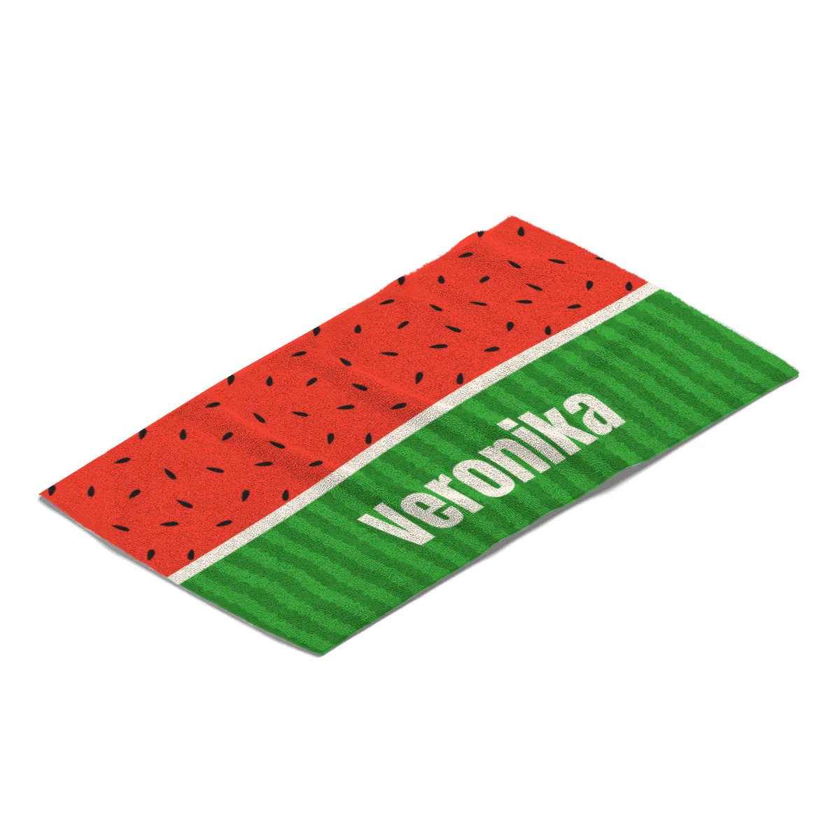 Handtuch Melone mit Namen personalisiert - personalisiertes Namenshandtuch - Melone