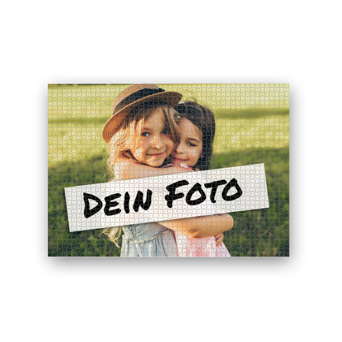 Fotopuzzle mit eigenem Bild - Fotopuzzle selbst gestalten 1000 Teile Hochformat - Schachtel Happy Birthday - Puzzle mit Foto personalisiert - Geschenk Geburtstag Happy Birthday 1000 Teile Hoch