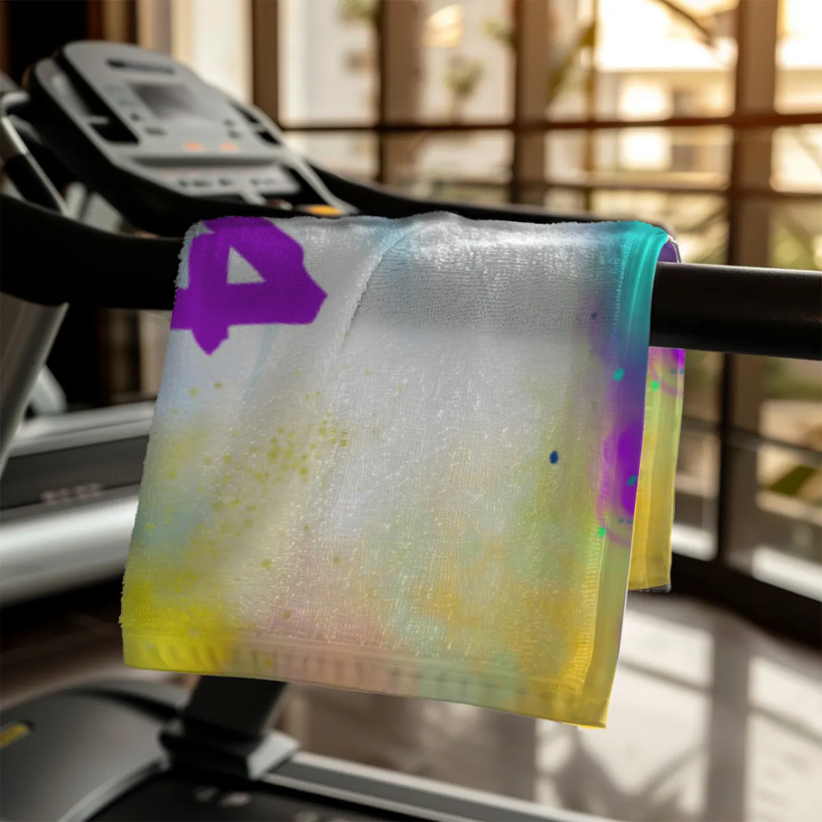 Handtuch bunt bedruckt mit Namen personalisierbar - personalisiertes Handtuch mit Ihrem Wunschtext - Colorexplosion