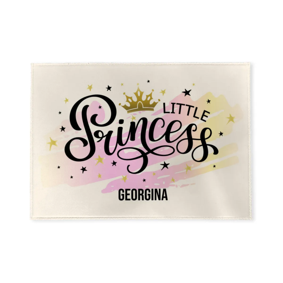 Little Princess - Fußmatte mit Namen personalisiert - Kinderzimmer
