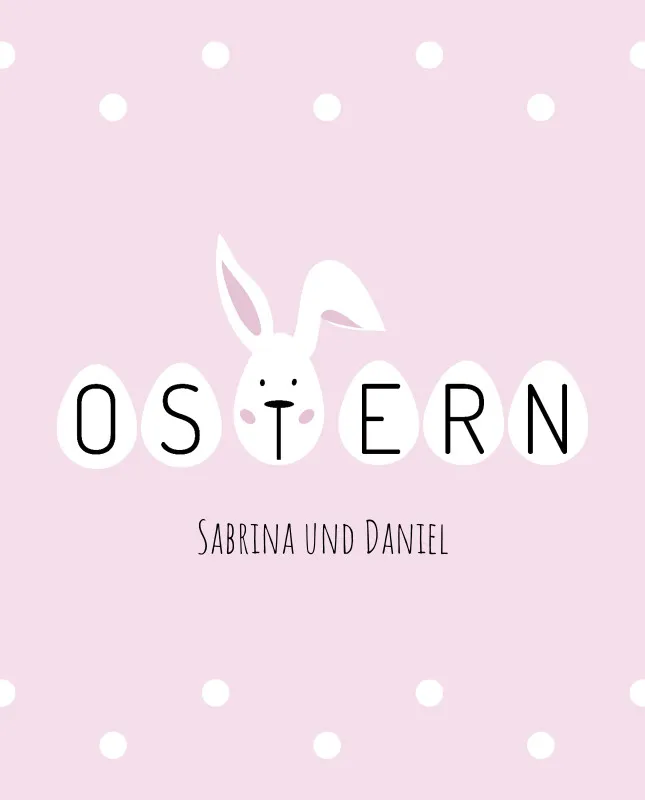 Kuscheldecke Ostern rosa - mit Namen personalisierbar - Geschenkidee Ostern, Osterdeko Ostern rosa 140 x 200 cm