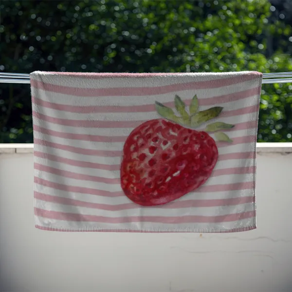 Strandtuch Strawberry Stripes