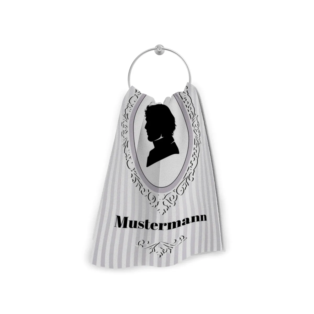 Misses Vintage - personalisiertes Namens-Strandtuch mit Wunschtext - Geschenkidee Hochzeit, Paar