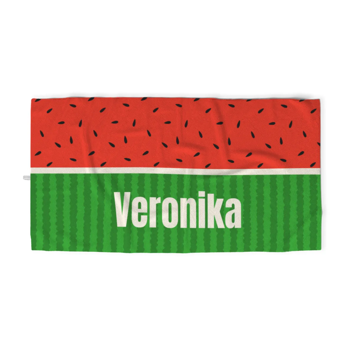 Handtuch Melone mit Namen personalisiert - personalisiertes Namenshandtuch - Melone