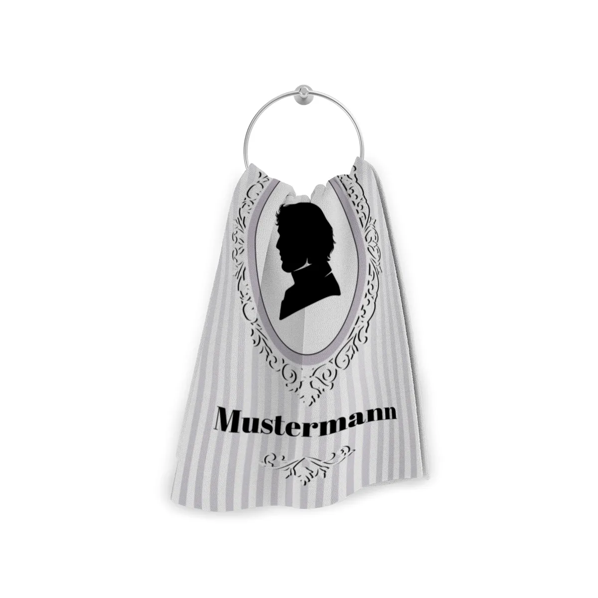 Misses Vintage - personalisiertes Namens-Strandtuch mit Wunschtext - Geschenkidee Hochzeit, Paar