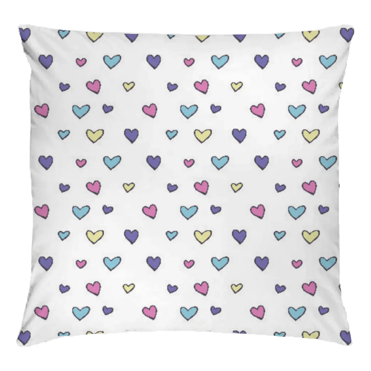 Kinderbettwäsche-Set Colorful Hearts Baumwolle