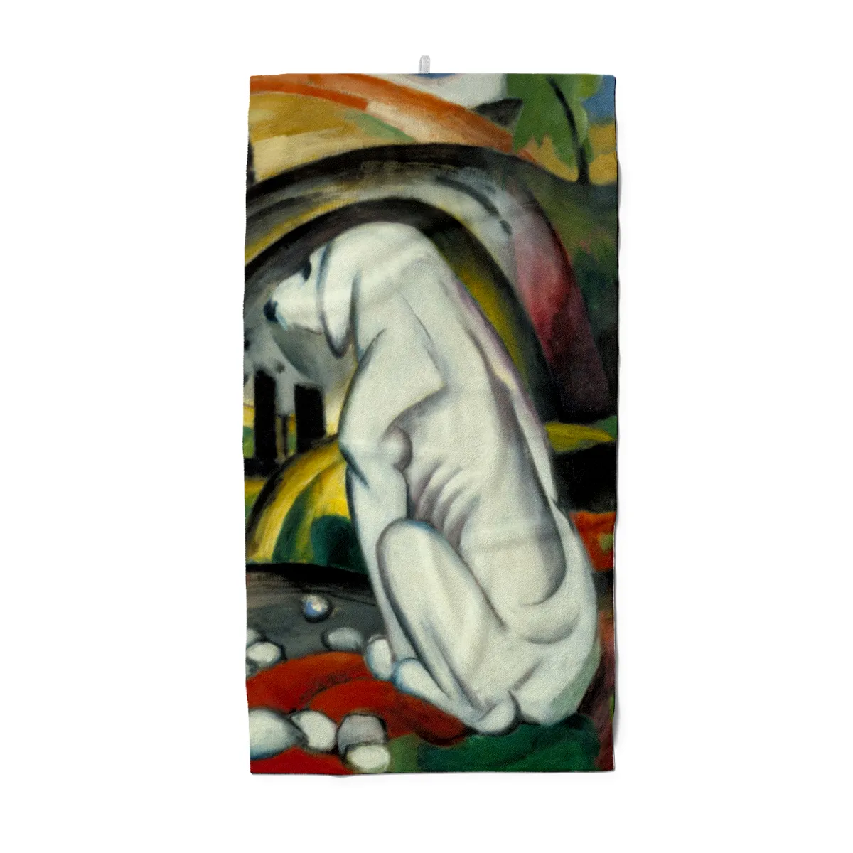 Handtuch Der weiße Hund - Franz Marc