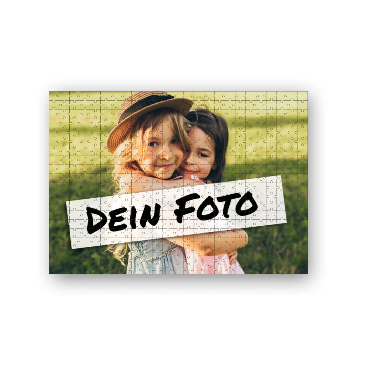 Fotopuzzle mit eigenem Bild - Fotopuzzle selbst gestalten 1000 Teile - Schachtel Merry Christmas - 1000 Teile Puzzle mit Foto - Geschenk Weihnachten MerryChristmas 1000 Teile Quer