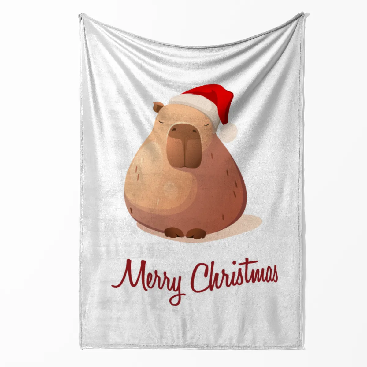 Wohndecke Weihnachtscapy mit Mütze