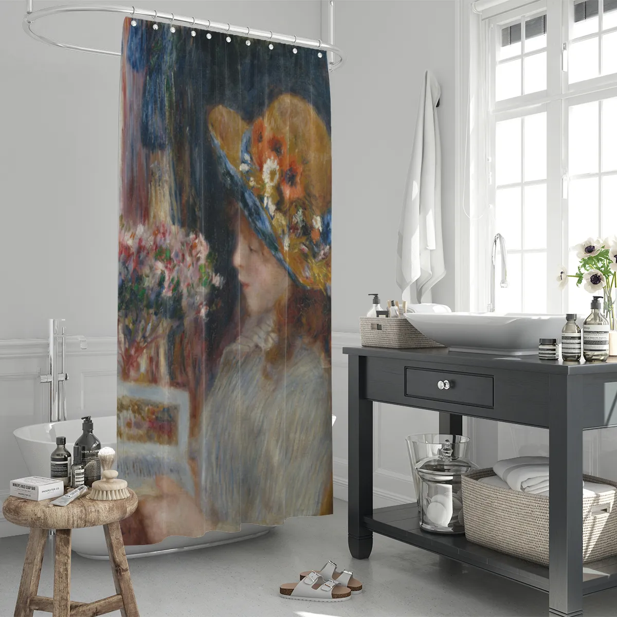 Duschvorhang Renoir - Lesendes Mädchen