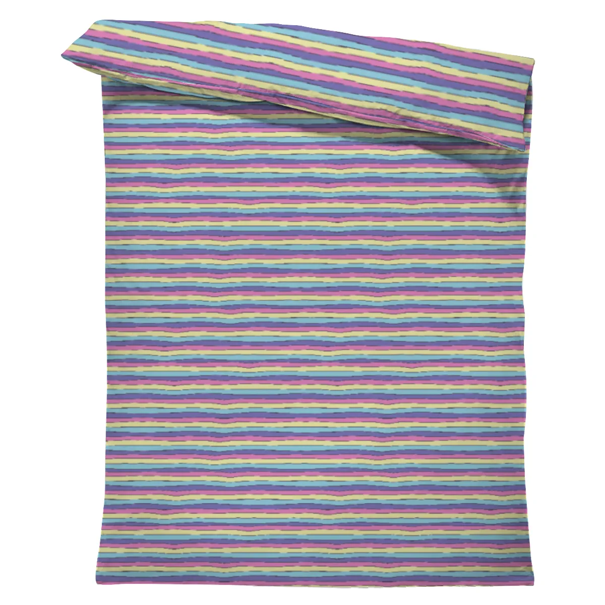 Kinderbettwäsche-Set Colorful Stripes Baumwolle
