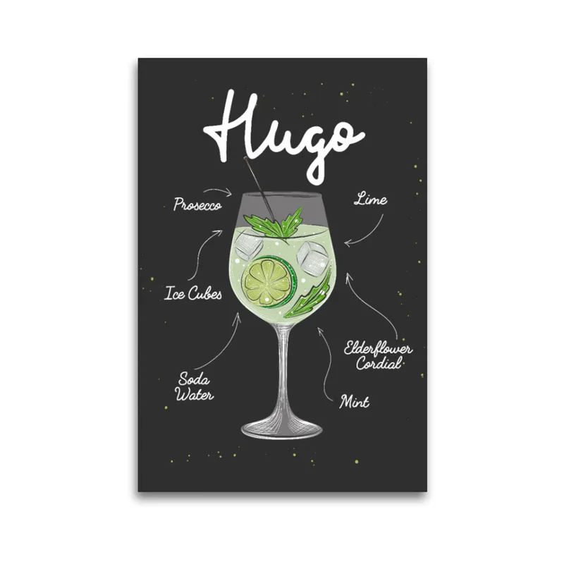 Leinwand Hugo Cocktail