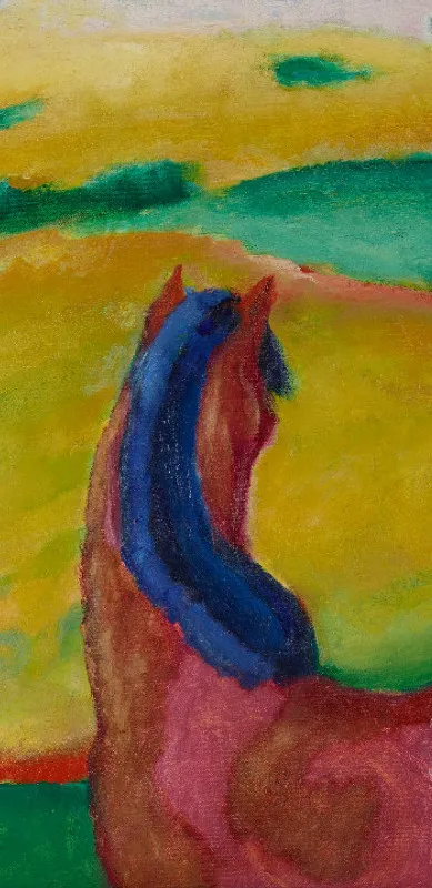 Handtuch Pferd in Landschaft - Franz Marc