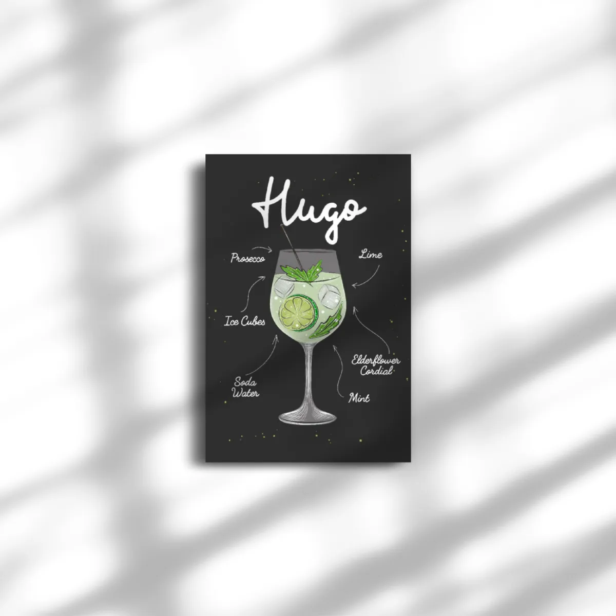 Leinwand Hugo Cocktail