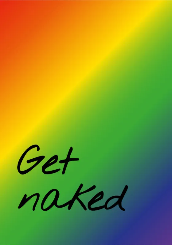 Duschvorhang Get naked
