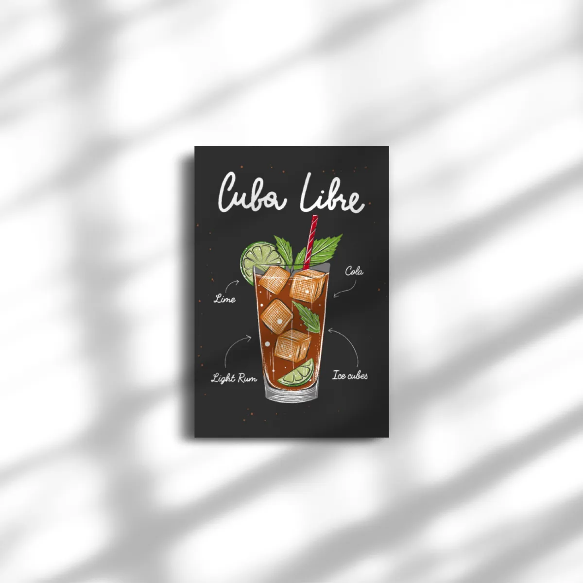 Leinwand Cuba Libre Cocktail