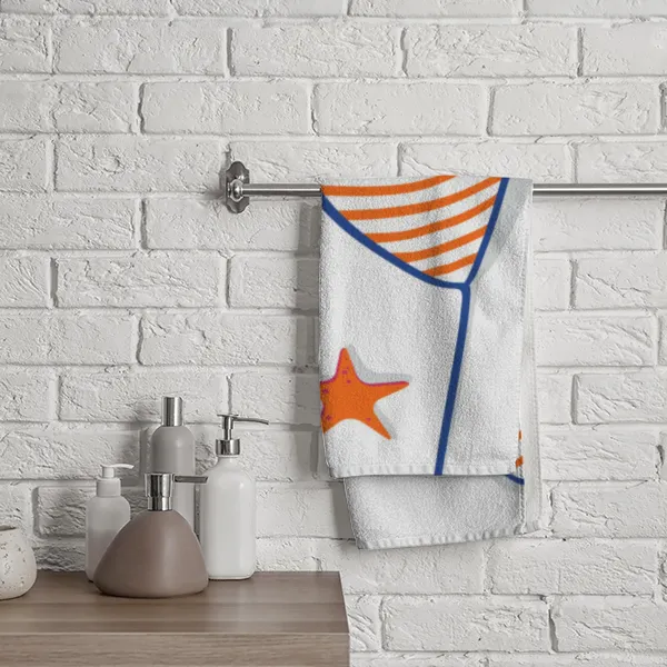 Badetuch Sommer - mit Namen personalisierbar - personalisiertes Namens-Badetuch - Strandtuch mit Wunschtext - Bikinitime
