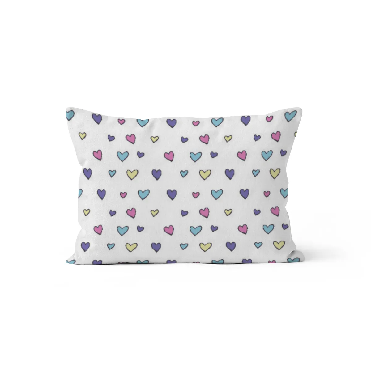 Kinderbettwäsche-Set Colorful Hearts Mikrofaser