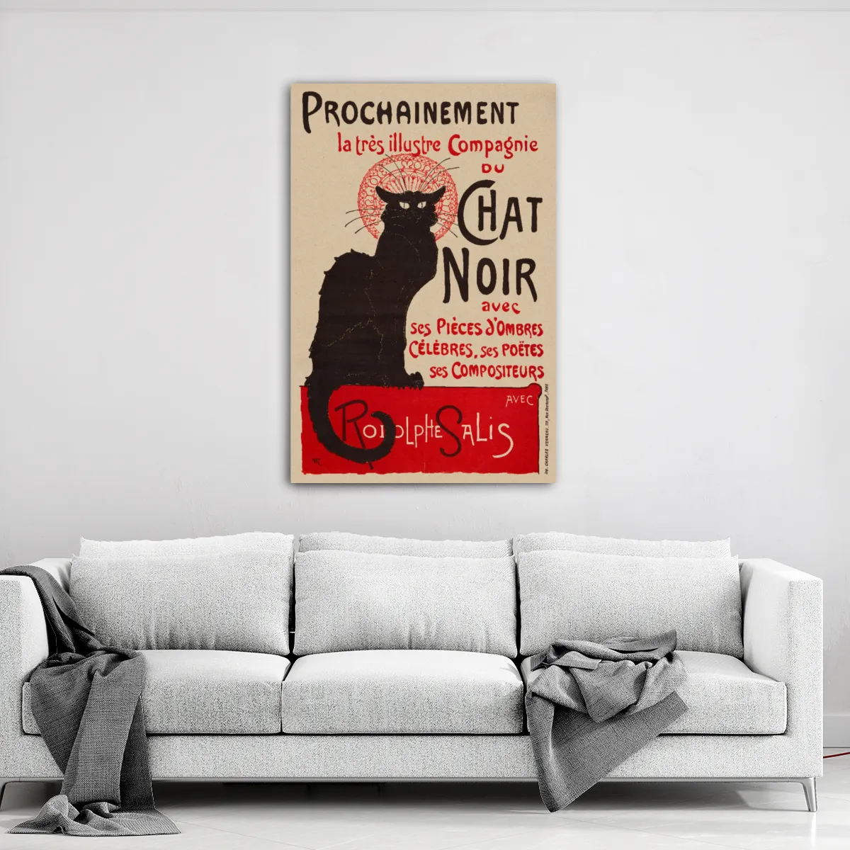 Premium-Leinwand Steinlen