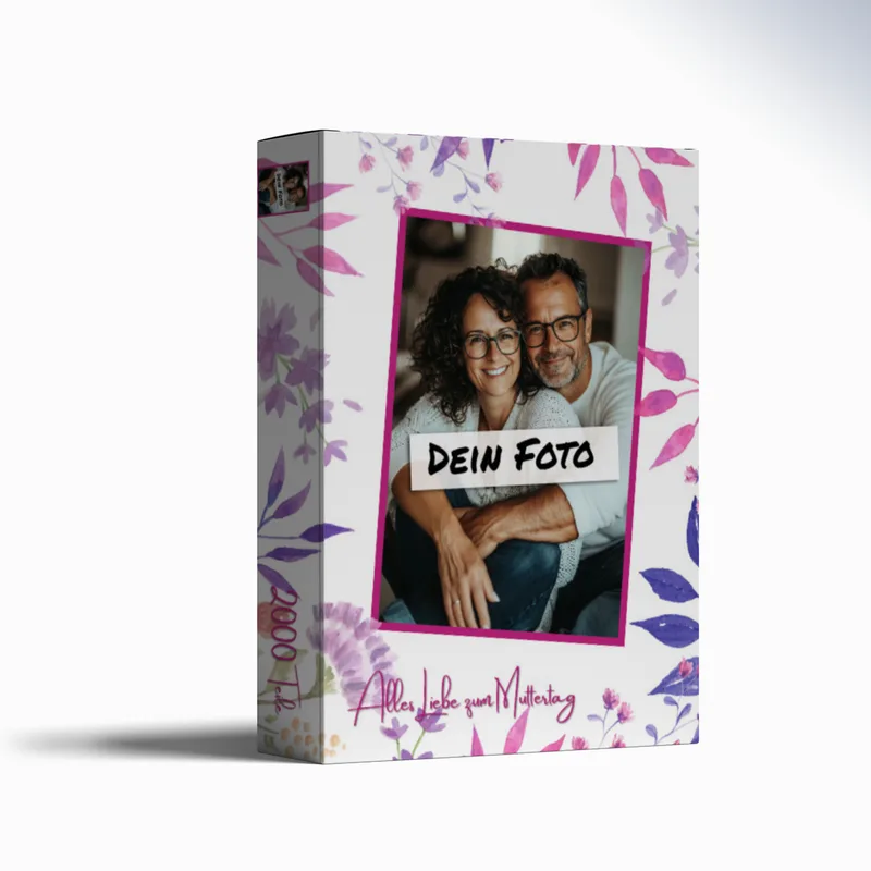 Fotopuzzle 500 Teile personalisiert Erwachsene - Schachtel Muttertag