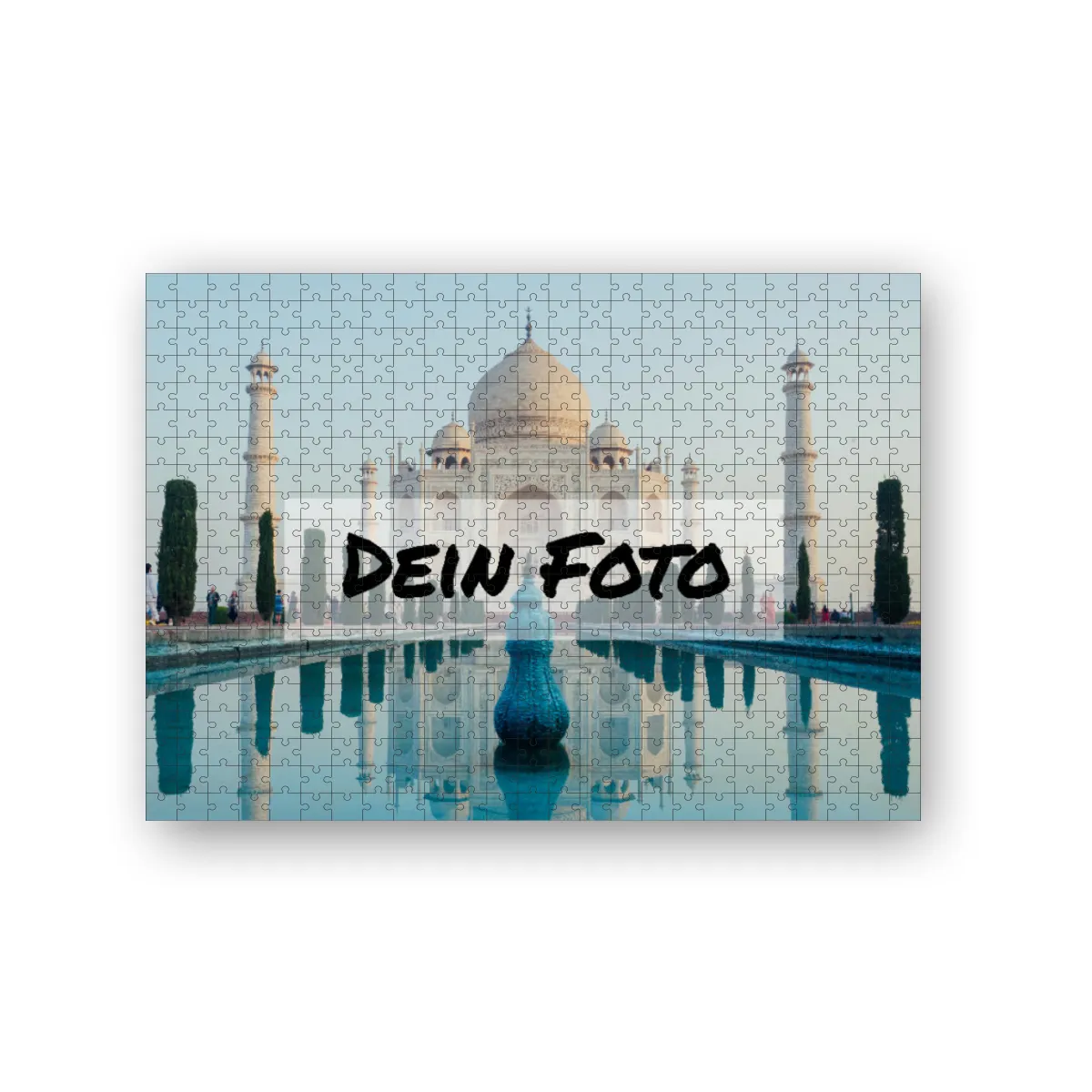 Fotopuzzle mit eigenem Bild - Fotopuzzle selbst gestalten 2000 Teile - Schachtel Weltreise - Puzzle mit Foto personalisiert - Geschenk Geburtstag Weltreise 2000 Teile Quer
