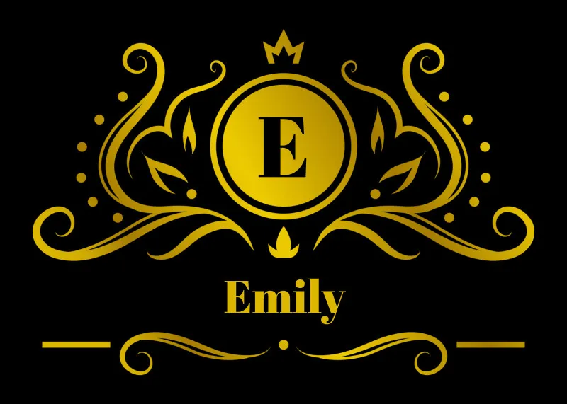 Fußmatte Ornamental mit Initial und Namen personalisierbar - Geschenkidee Einzug, Geburtstag, Richtfest - Fussmatte mit Namen Ornamental Initial 1 70 x 50 cm