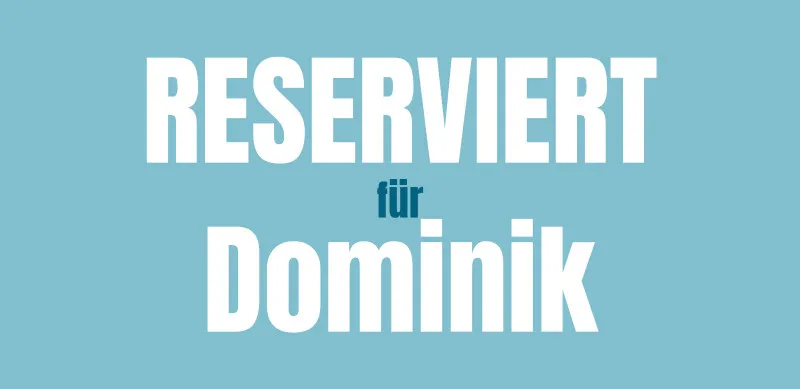 Handtuch "Reserviert für" mit Namen personalisierbar - personalisiertes Namenshandtuch - witziges Handtuch mit Namen und Spruch - Reserviert rosa