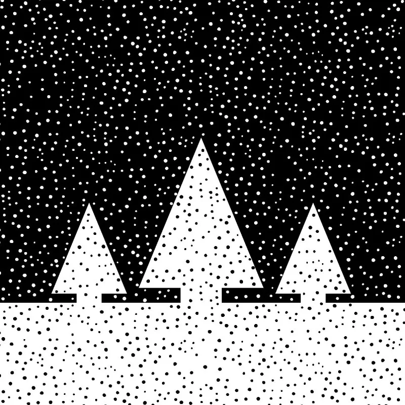 Samtkissenbezug Tannenbaum