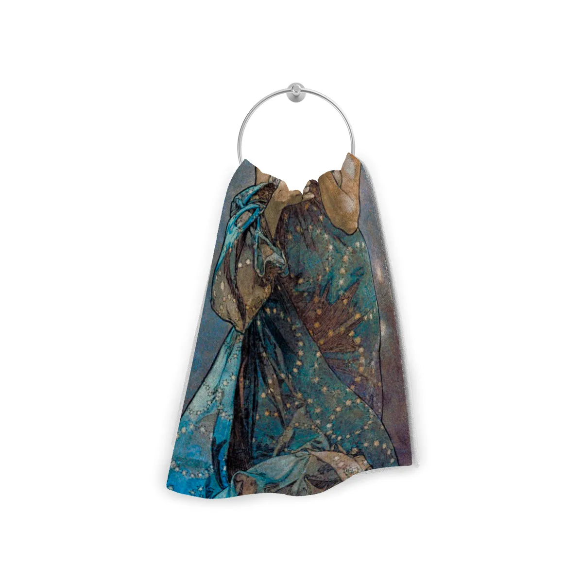 Handtuch Sterne: Der Mond - Alfons Mucha