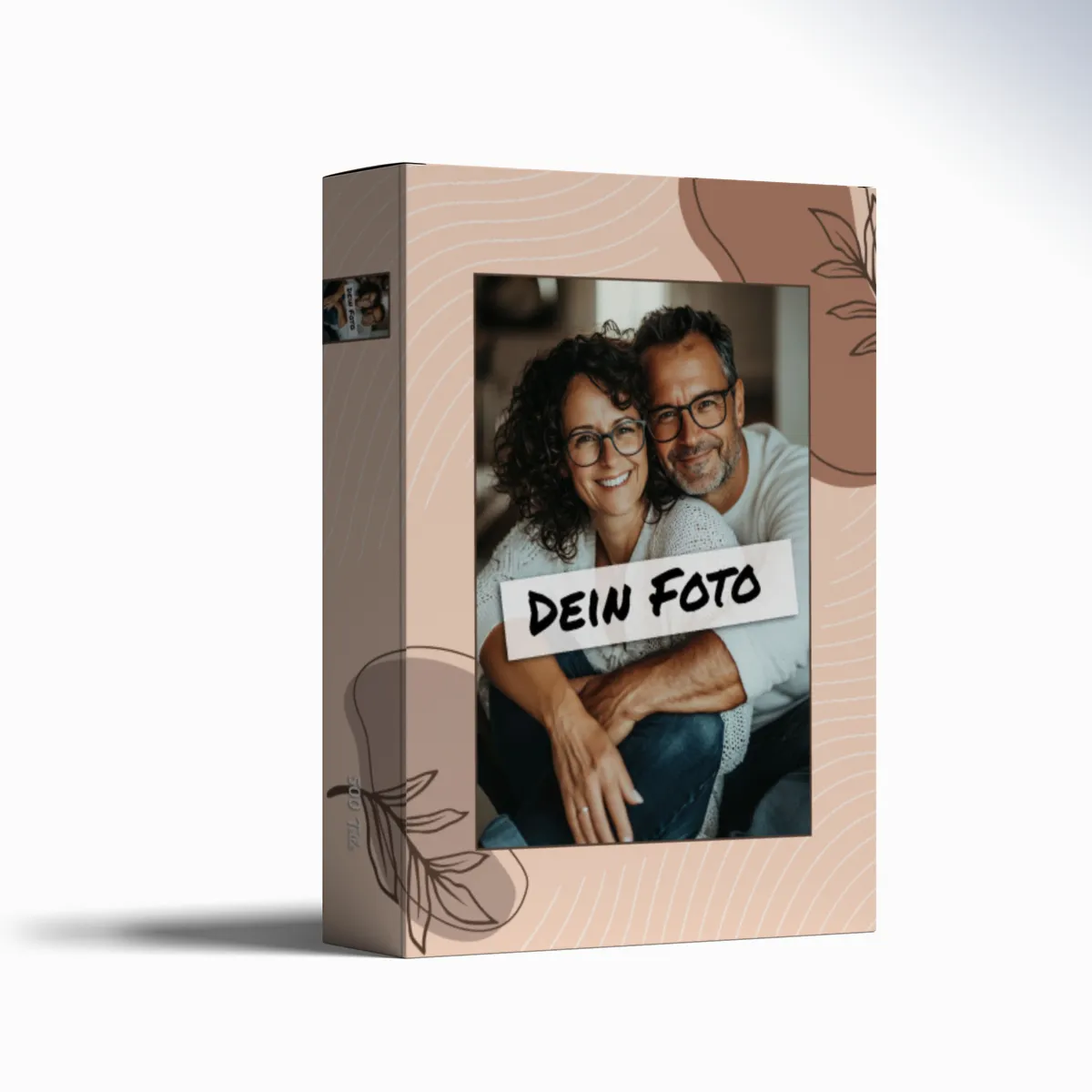 Fotopuzzle mit eigenem Bild - Fotopuzzle selbst gestalten 1000 Teile - Schachtel Herbstblätter - 1000 Teile Puzzle mit Foto - Geschenk Geburtstag Herbstblätter 1000 Teile Quer