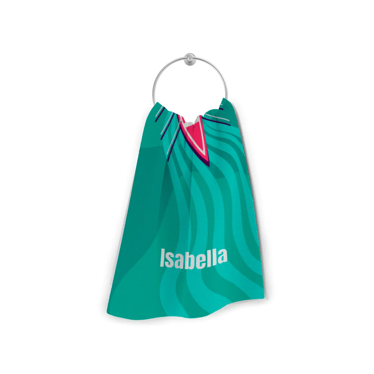 Badetuch Sport - mit Namen personalisierbar - personalisiertes Namens-Badetuch - Strandtuch mit Wunschtext - Ruderboot