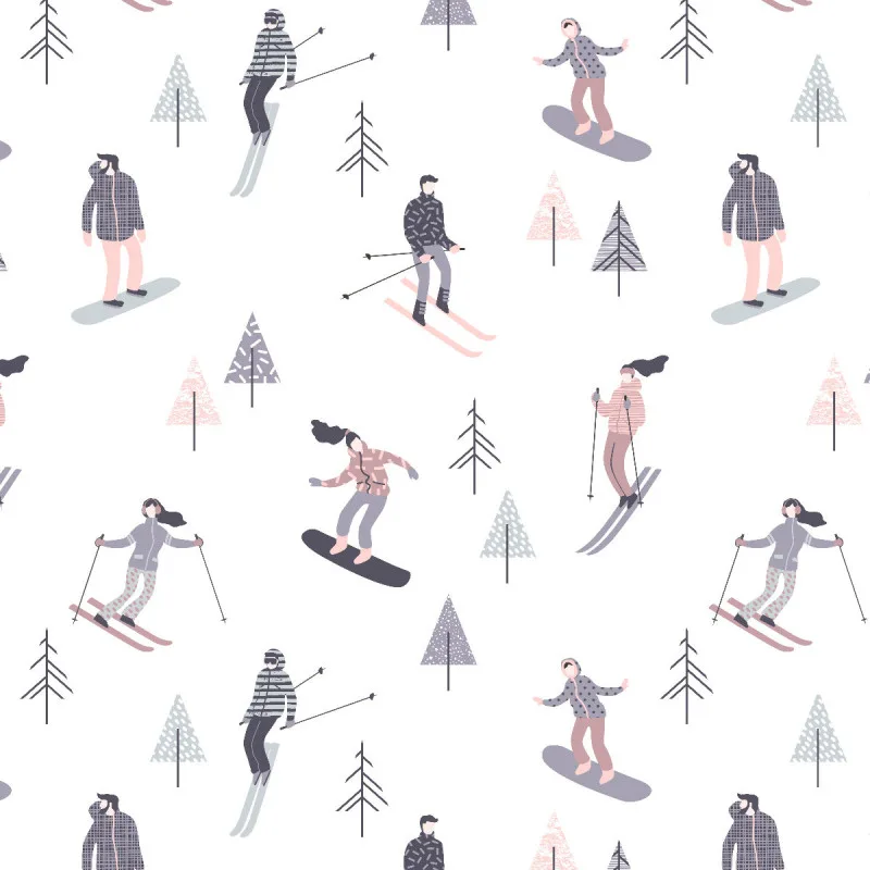 Bettwäsche-Set Ski Mikrofaser