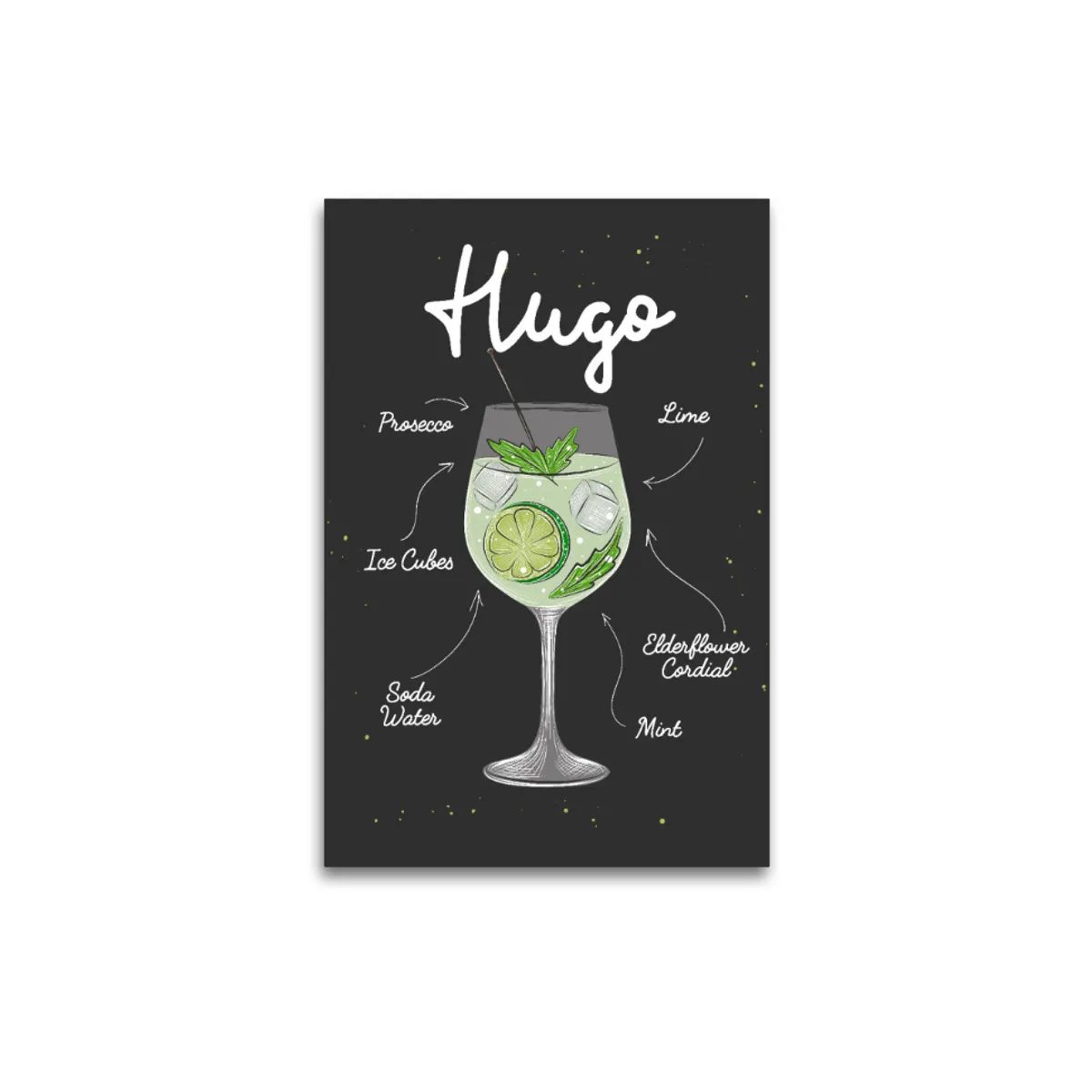 Leinwand Hugo Cocktail