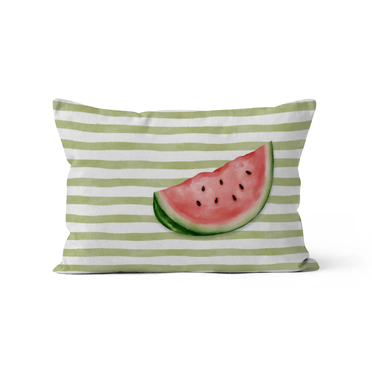 Samtkissenbezug Melon Stripes