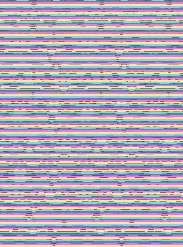 Kinderbettwäsche-Set Colorful Stripes Baumwolle
