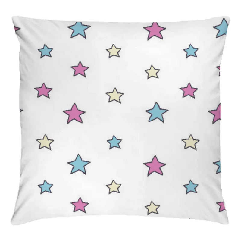 Kinderbettwäsche-Set Colorful Stars Mikrofaser