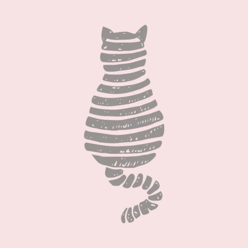 Bettwäsche-Set Graue Katze Mikrofaser