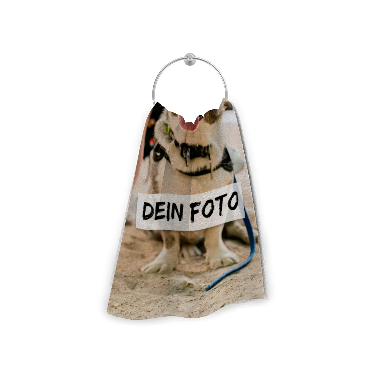 Handtuch mit Foto - personalisiertes Fotohandtuch - Foto-Handtuch selbst gestalten - 1 Foto
