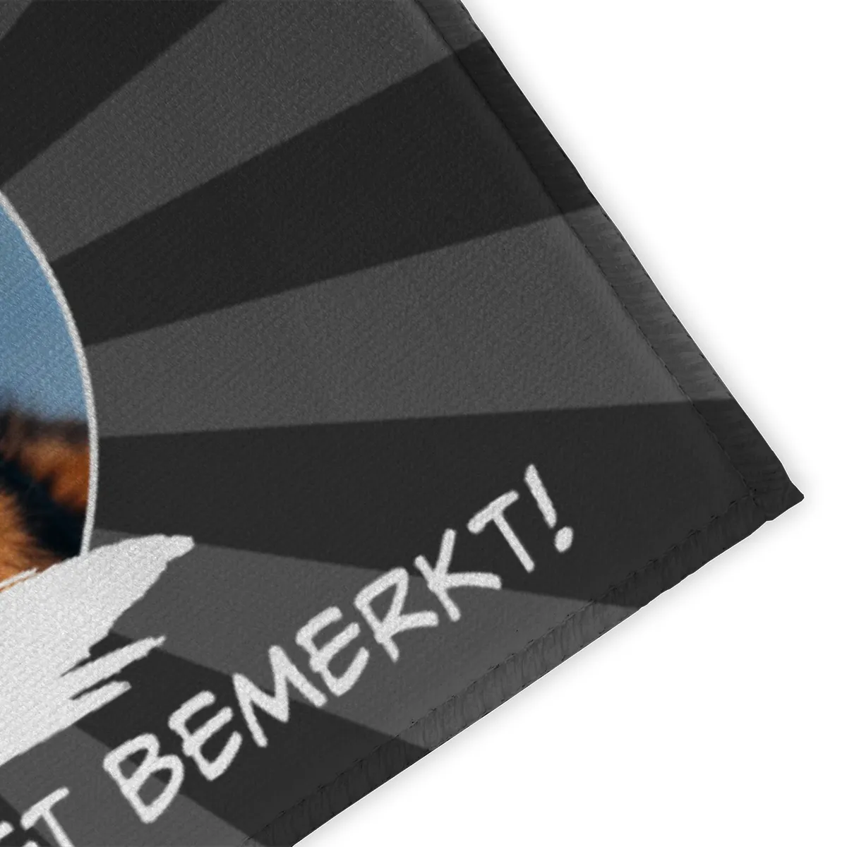 Fußmatte personalisiert mit Foto und Text - Geschenkidee für Familie, Haustierbesitzer, zum Einzug - Türvorleger mit Bild und Text bedruckt Klingeln nicht nötig 70 x 50 cm