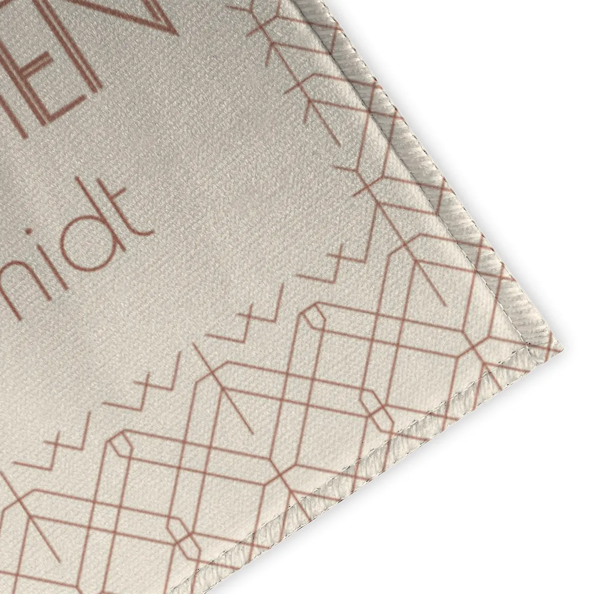 Fußmatte personalisiert Vintage Chic - Geschenkidee für Familie, Paare, zum Einzug - Türvorleger mit Namen bedruckt Vintage Chic 70 x 50 cm