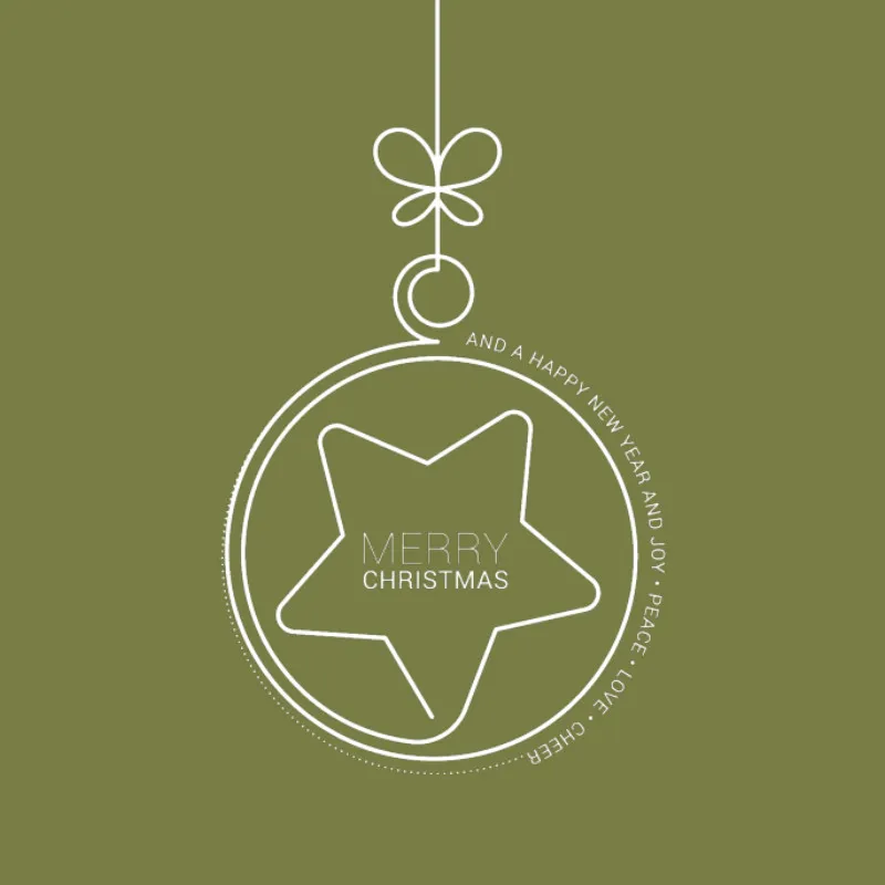 Wende-Bettwäsche Xmas Mimimalism Mikrofaser
