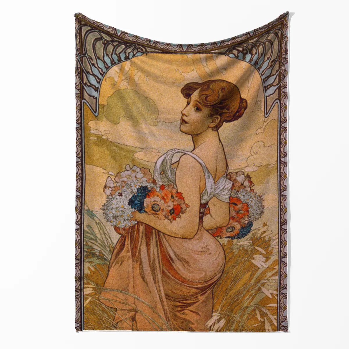 Kuscheldecke Jahreszeiten: Der Sommer - Mucha