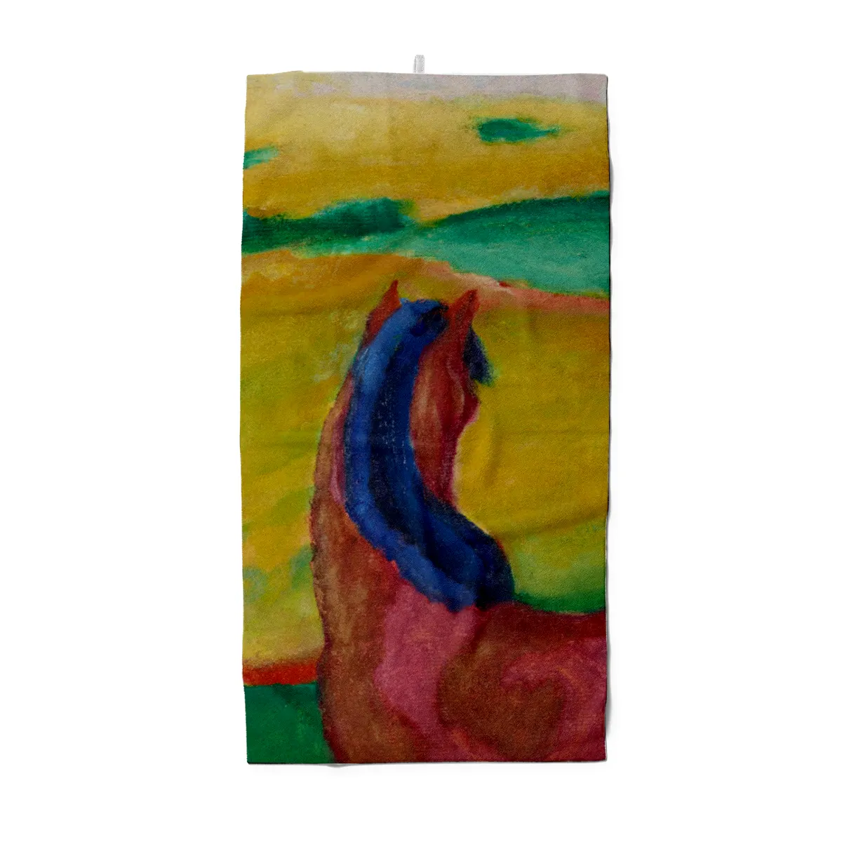 Handtuch Pferd in Landschaft - Franz Marc