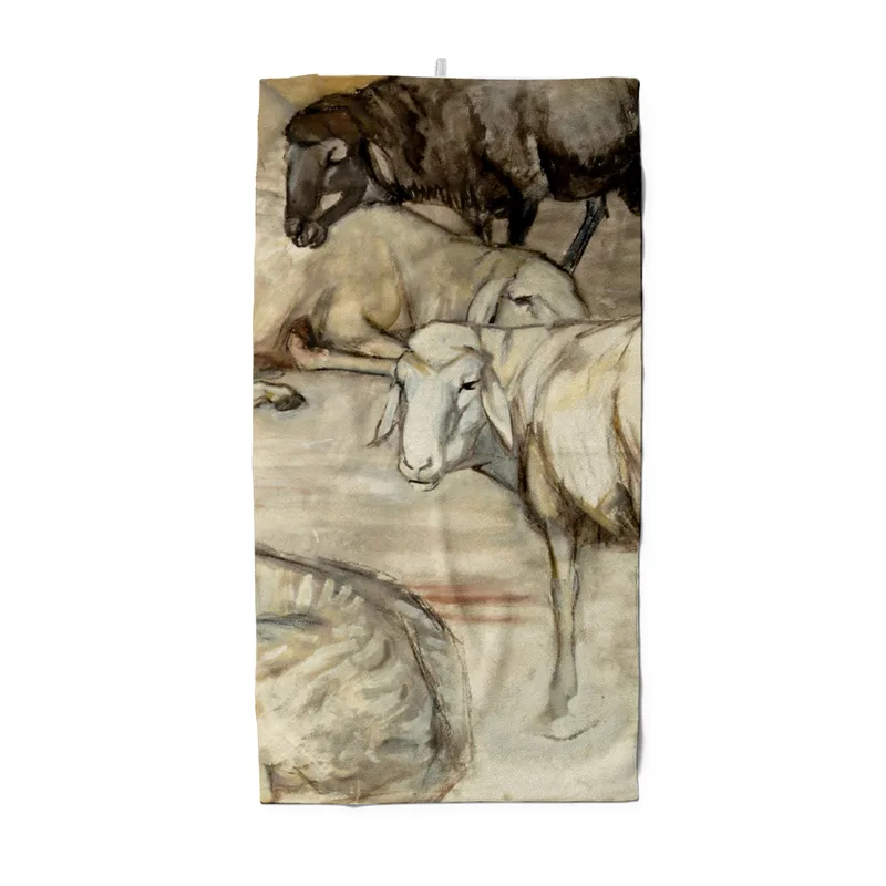 Badetuch Schafherde I - Franz Marc