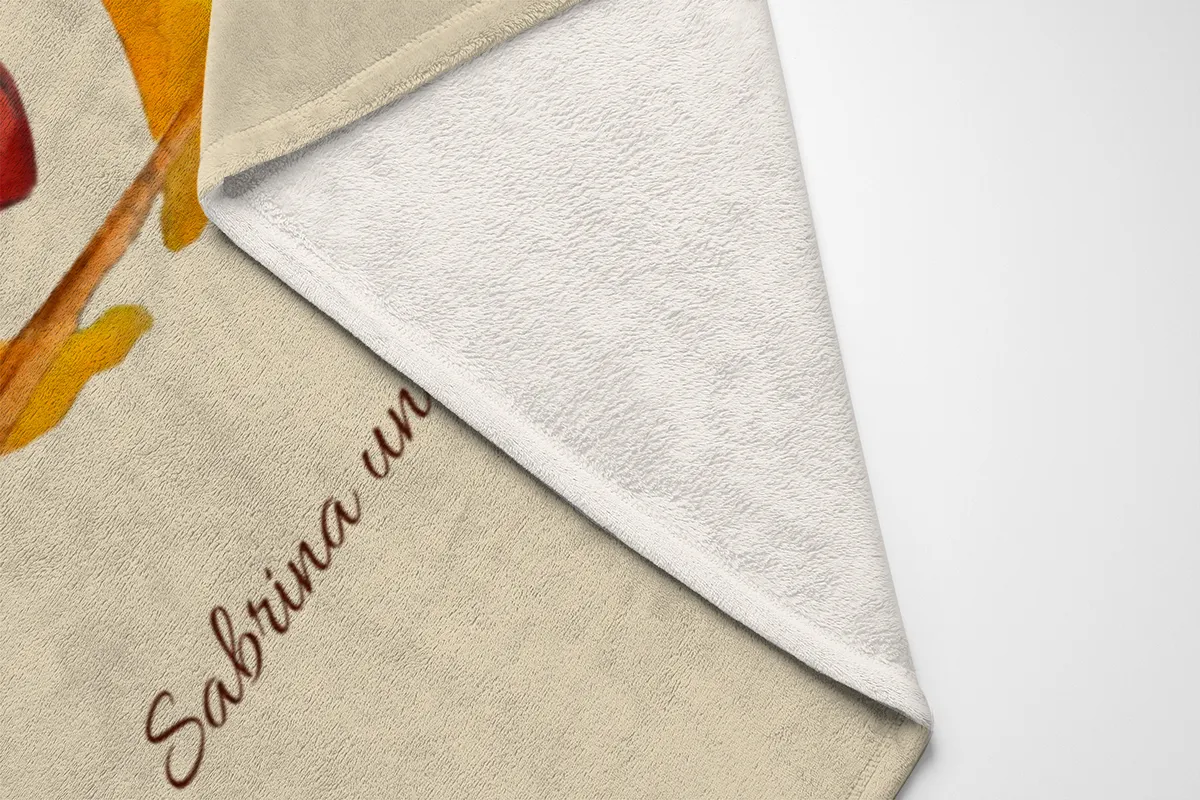 Kuscheldecke Verliebte Schnecken - mit Namen personalisierbar - Geschenkidee für Verliebte, Valentinstag Verliebte Schnecken 140 x 200 cm