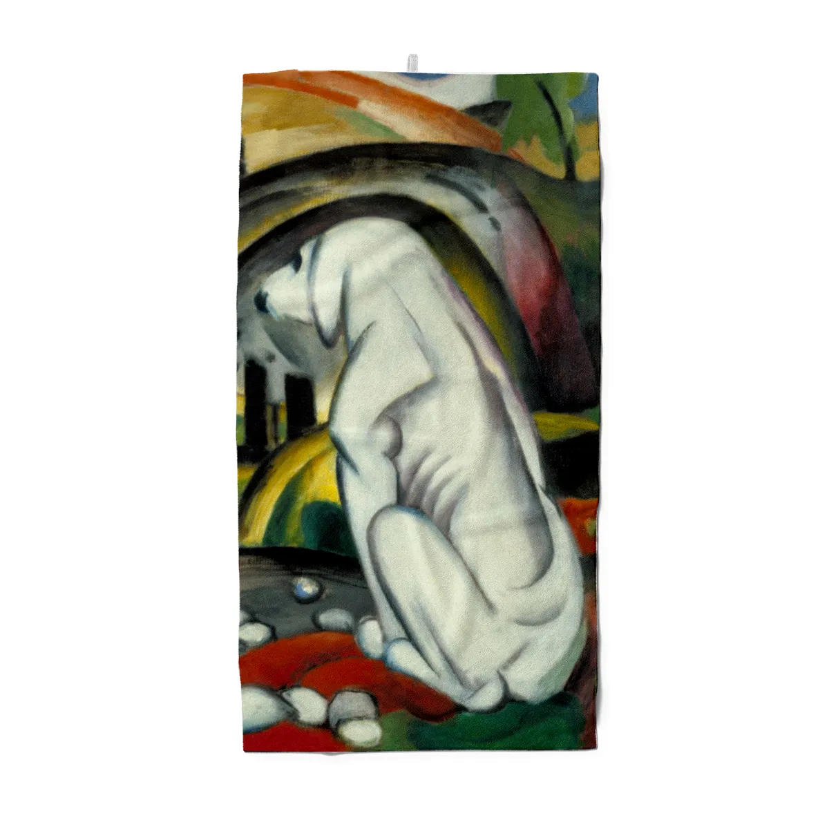 Handtuch Der weiße Hund - Franz Marc