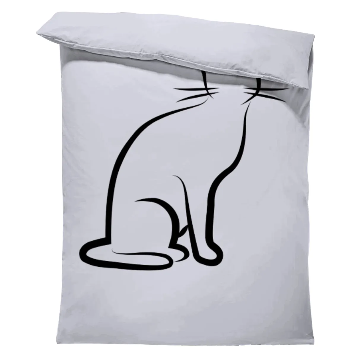 Bettwäsche-Set Black Cat 1 Mikrofaser