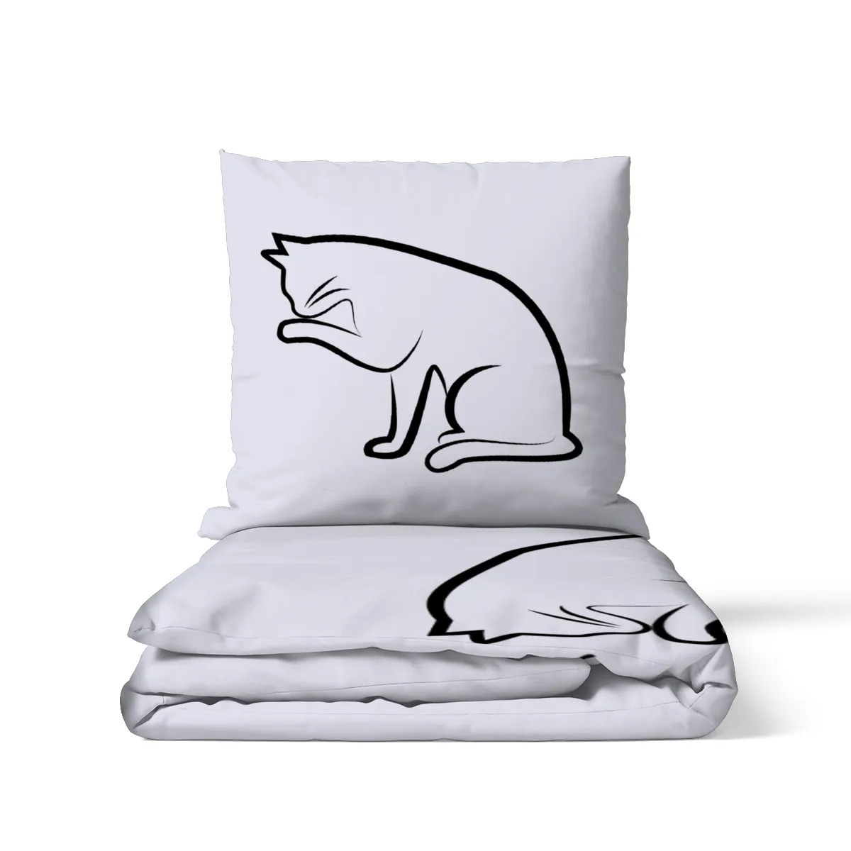 Bettwäsche-Set Black Cat 4 Mikrofaser