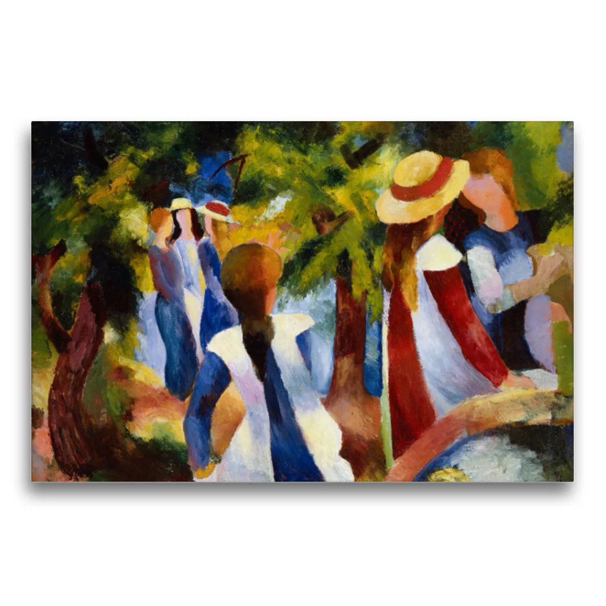 Premium-Leinwand Macke