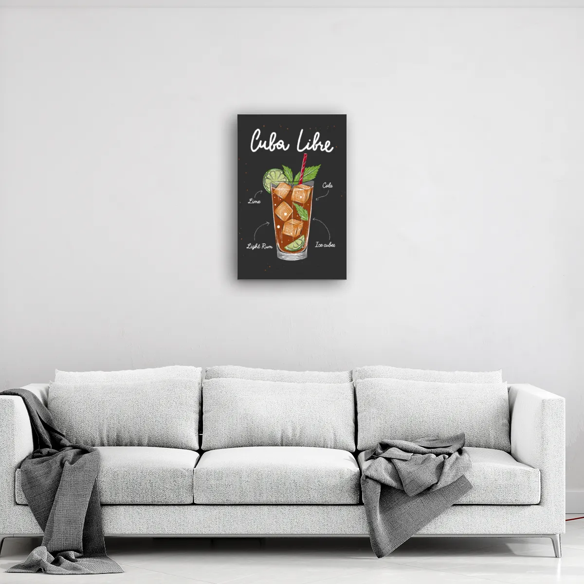 Leinwand Cuba Libre Cocktail